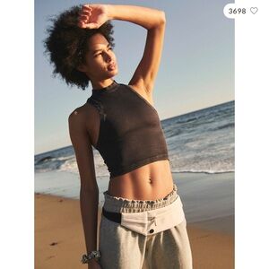 Happiness Runs Crop Tank